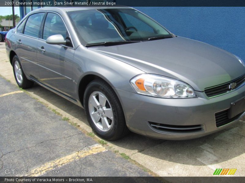 Dark Silver Metallic / Neutral Beige 2007 Chevrolet Impala LT