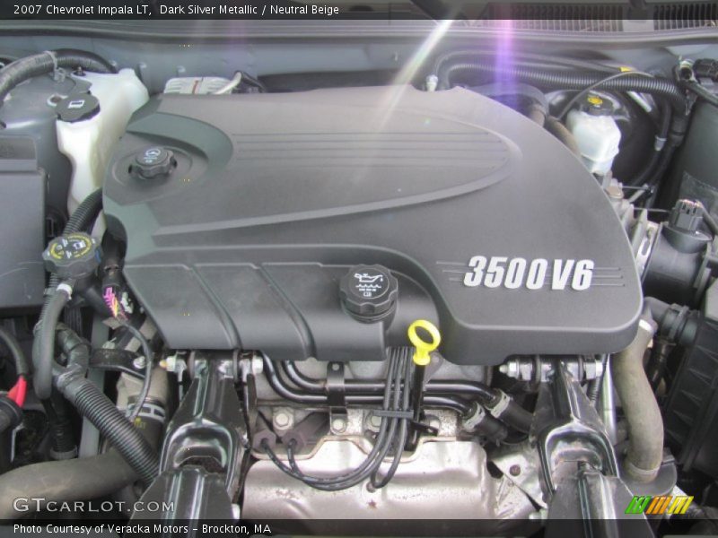 Dark Silver Metallic / Neutral Beige 2007 Chevrolet Impala LT