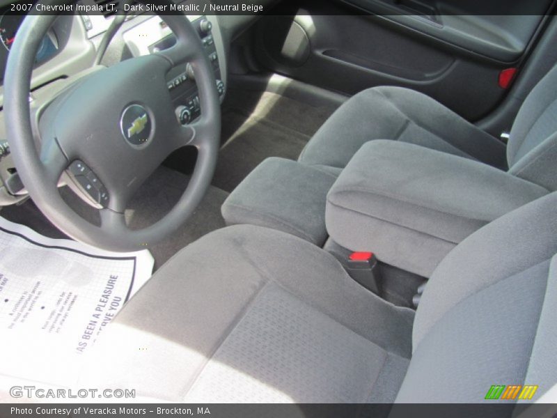 Dark Silver Metallic / Neutral Beige 2007 Chevrolet Impala LT