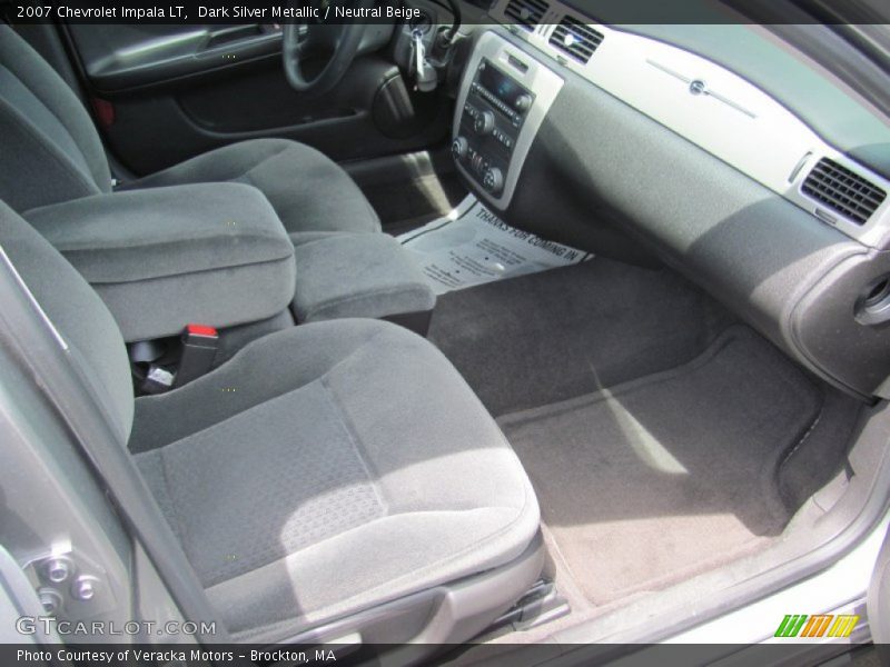 Dark Silver Metallic / Neutral Beige 2007 Chevrolet Impala LT