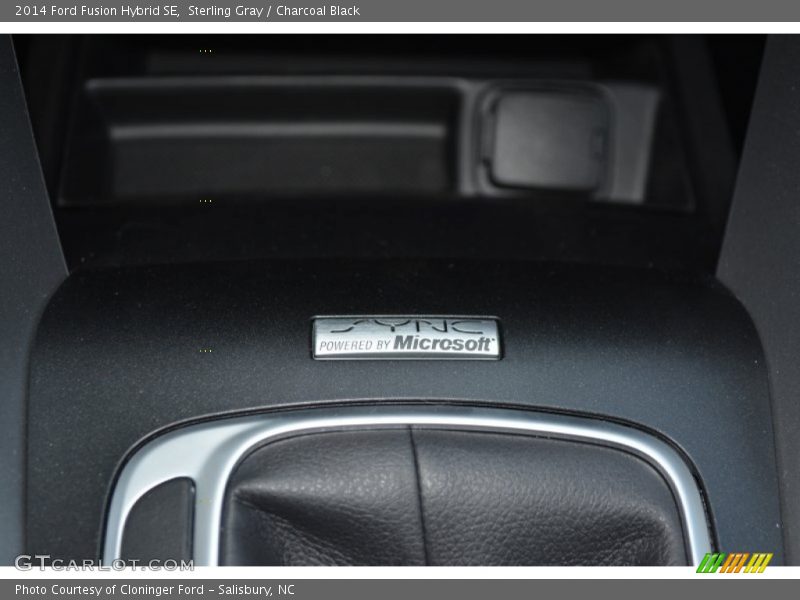 Sterling Gray / Charcoal Black 2014 Ford Fusion Hybrid SE