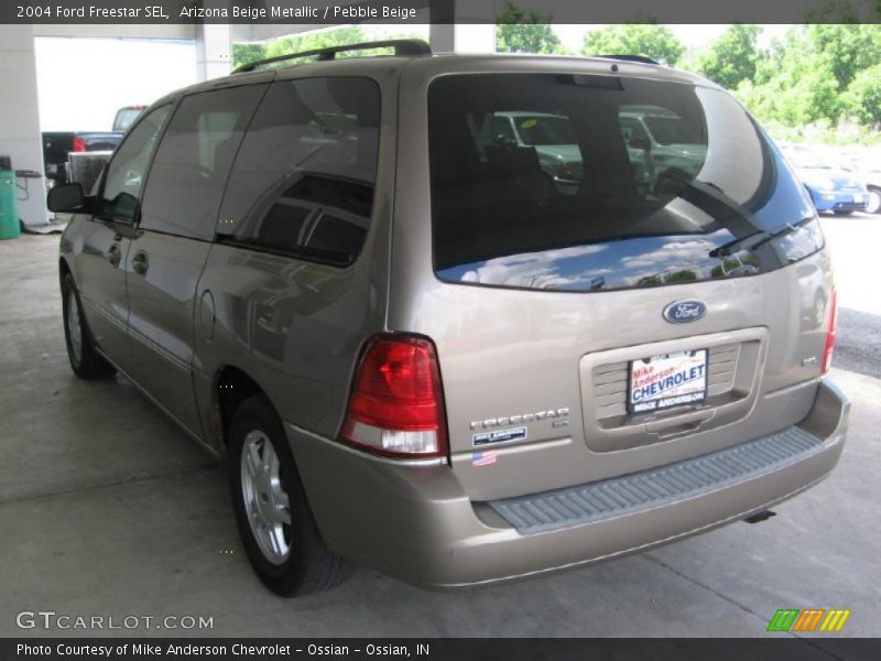 Arizona Beige Metallic / Pebble Beige 2004 Ford Freestar SEL