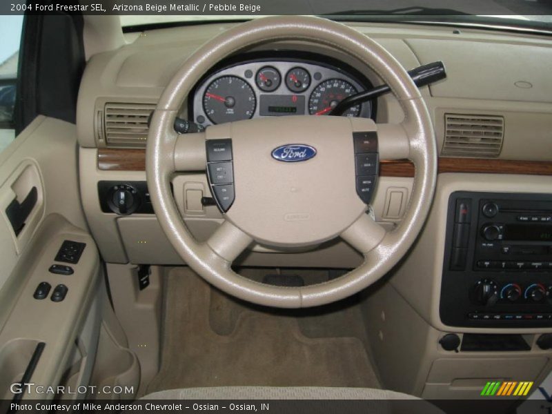 Arizona Beige Metallic / Pebble Beige 2004 Ford Freestar SEL