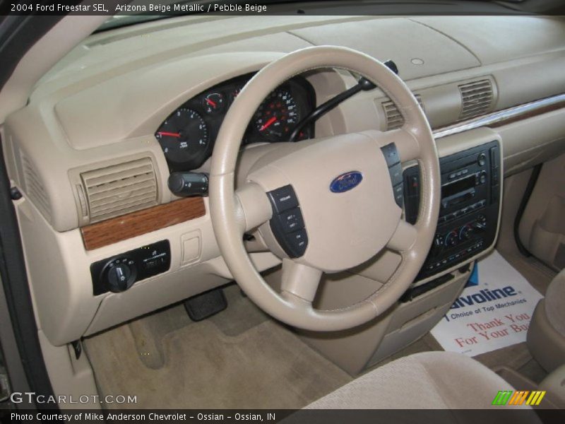 Arizona Beige Metallic / Pebble Beige 2004 Ford Freestar SEL