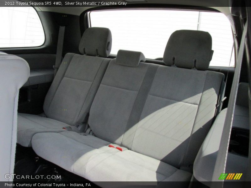 Silver Sky Metallic / Graphite Gray 2012 Toyota Sequoia SR5 4WD