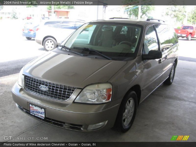 Arizona Beige Metallic / Pebble Beige 2004 Ford Freestar SEL