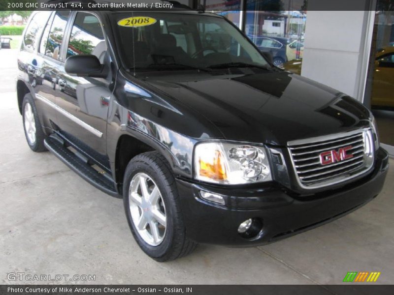 Carbon Black Metallic / Ebony 2008 GMC Envoy SLT 4x4