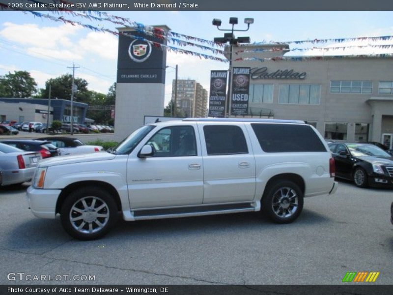 White Diamond / Shale 2006 Cadillac Escalade ESV AWD Platinum