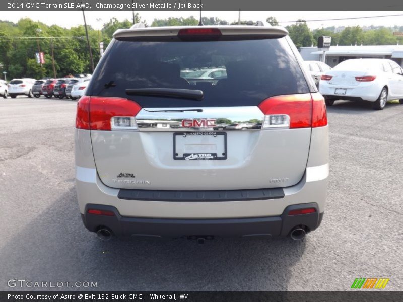 Champagne Silver Metallic / Jet Black 2014 GMC Terrain SLE AWD