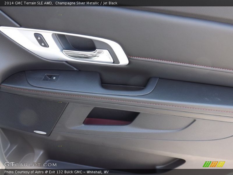 Champagne Silver Metallic / Jet Black 2014 GMC Terrain SLE AWD