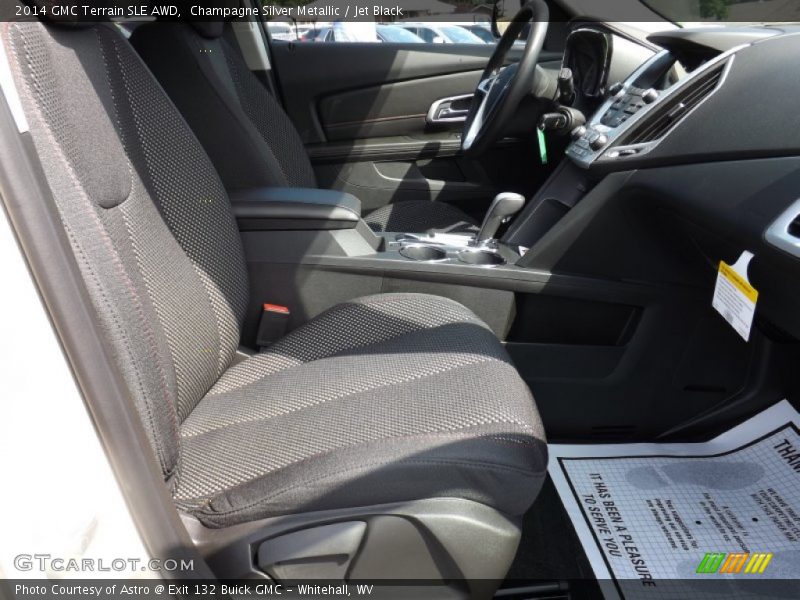 Champagne Silver Metallic / Jet Black 2014 GMC Terrain SLE AWD