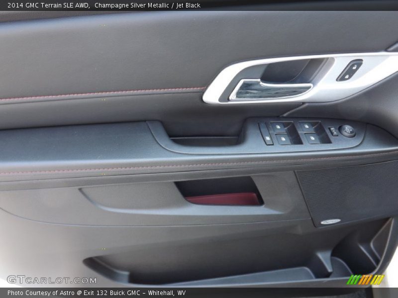 Champagne Silver Metallic / Jet Black 2014 GMC Terrain SLE AWD