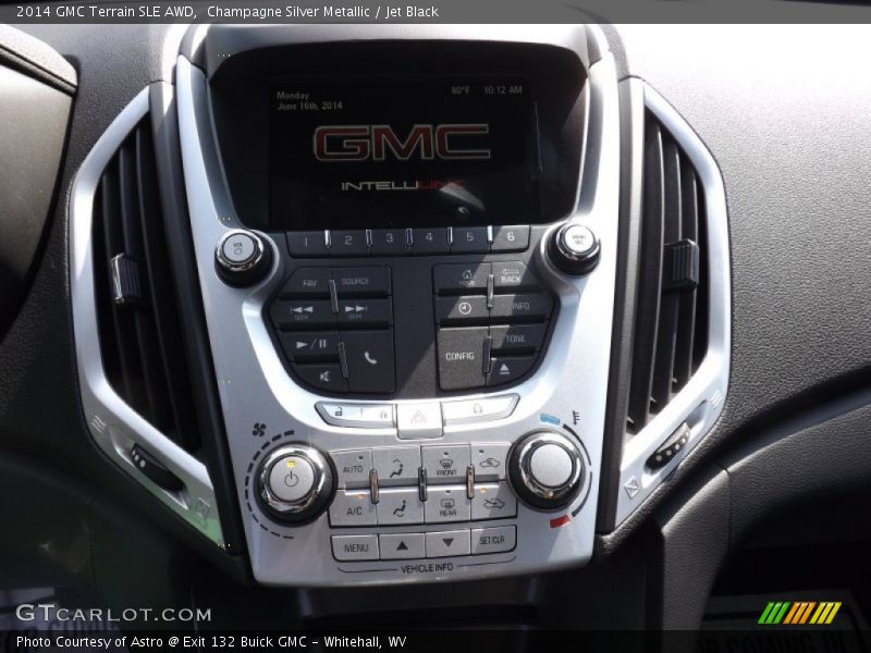 Champagne Silver Metallic / Jet Black 2014 GMC Terrain SLE AWD