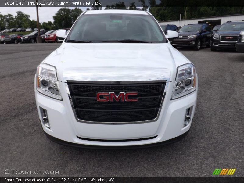 Summit White / Jet Black 2014 GMC Terrain SLE AWD