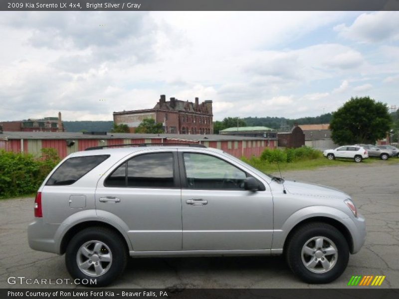 Bright Silver / Gray 2009 Kia Sorento LX 4x4