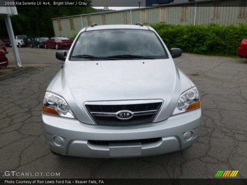 Bright Silver / Gray 2009 Kia Sorento LX 4x4