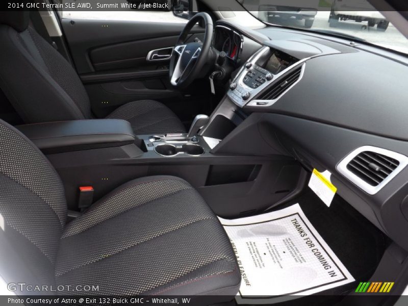 Summit White / Jet Black 2014 GMC Terrain SLE AWD