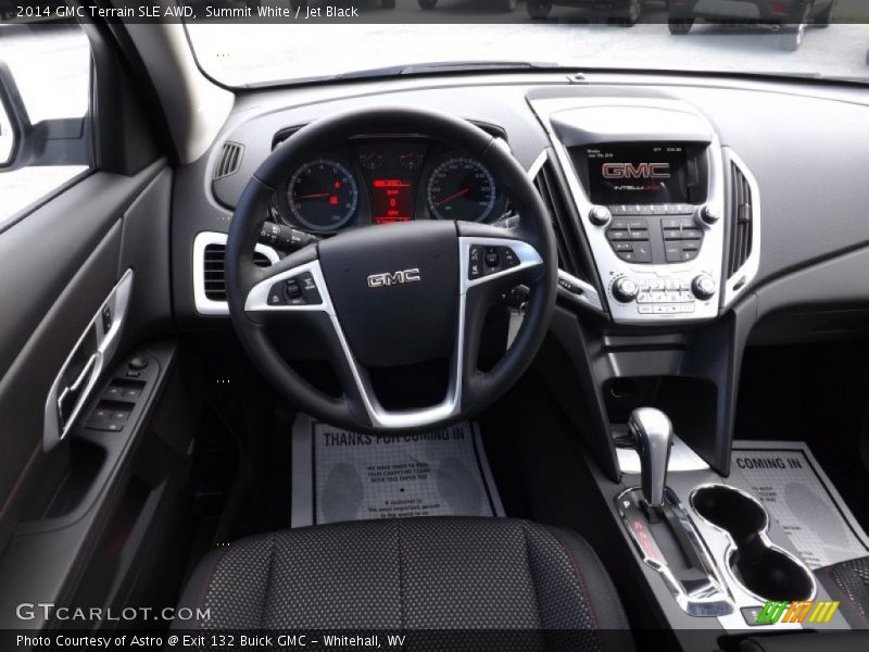 Summit White / Jet Black 2014 GMC Terrain SLE AWD