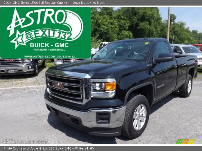 Onyx Black / Jet Black 2014 GMC Sierra 1500 SLE Regular Cab 4x4