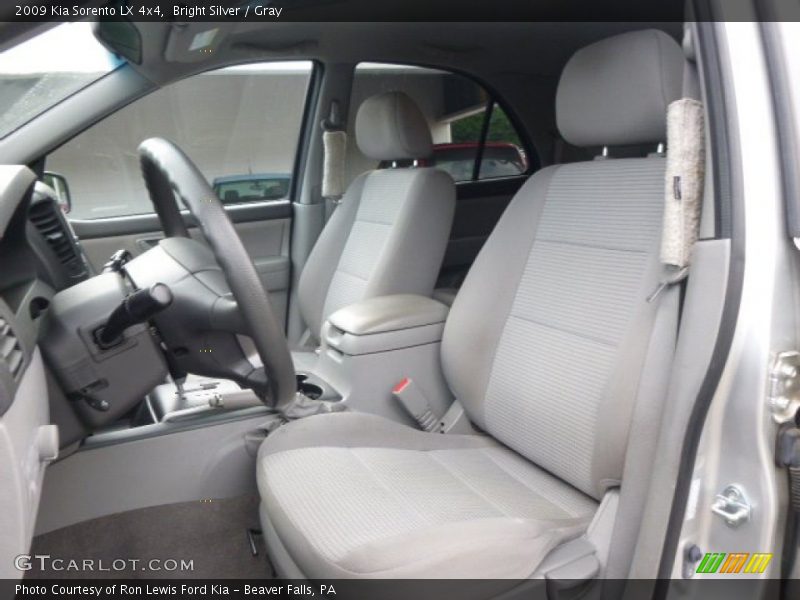 Bright Silver / Gray 2009 Kia Sorento LX 4x4