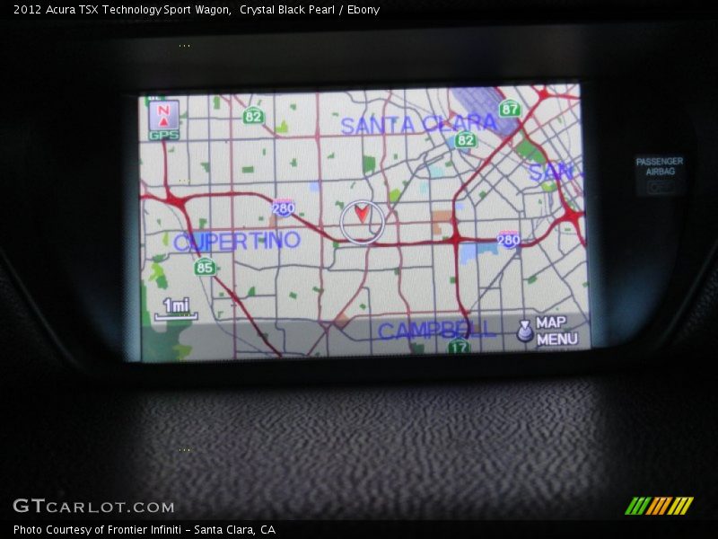 Crystal Black Pearl / Ebony 2012 Acura TSX Technology Sport Wagon