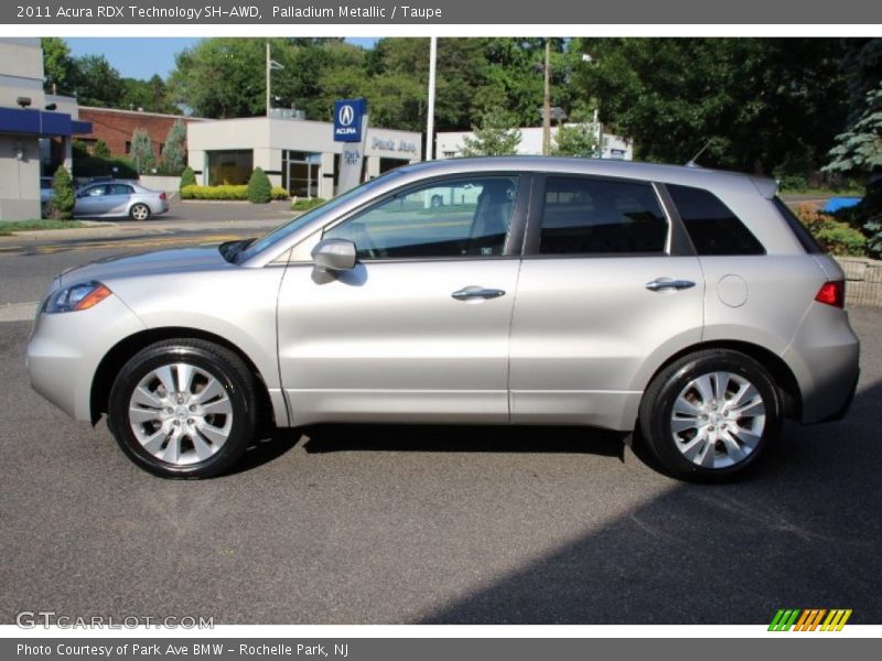 Palladium Metallic / Taupe 2011 Acura RDX Technology SH-AWD