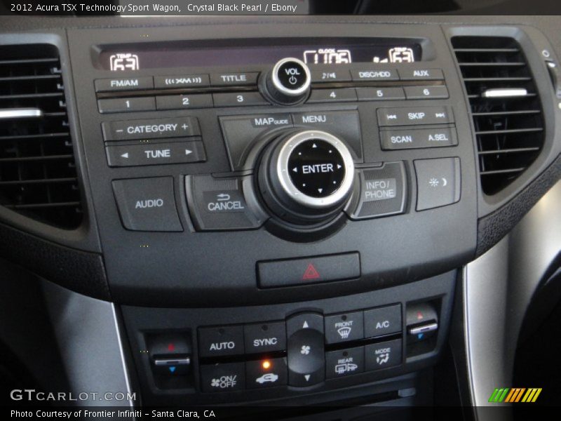Crystal Black Pearl / Ebony 2012 Acura TSX Technology Sport Wagon