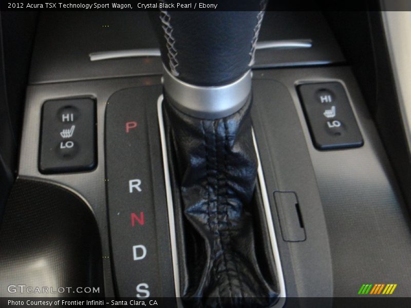 Crystal Black Pearl / Ebony 2012 Acura TSX Technology Sport Wagon