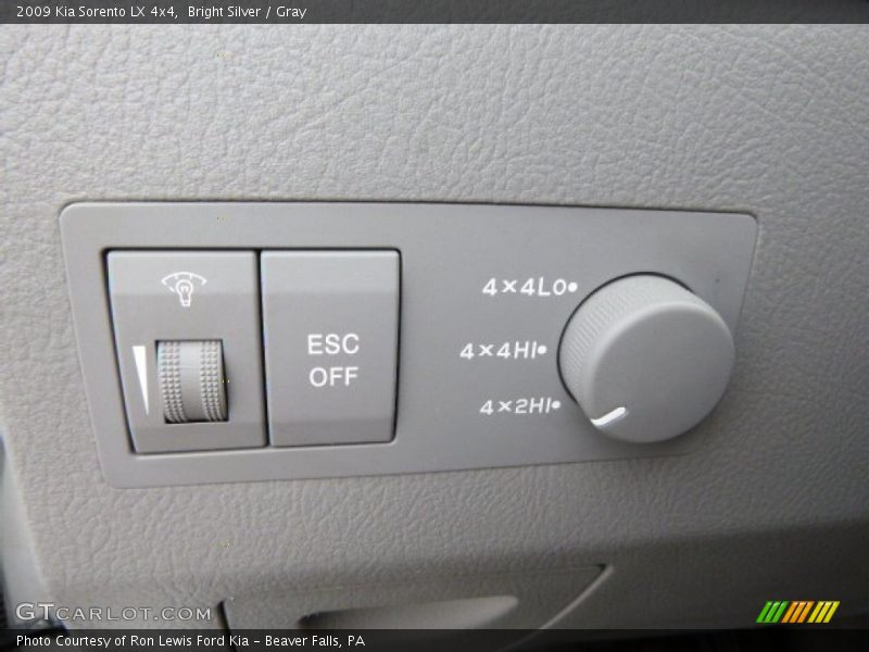 Bright Silver / Gray 2009 Kia Sorento LX 4x4