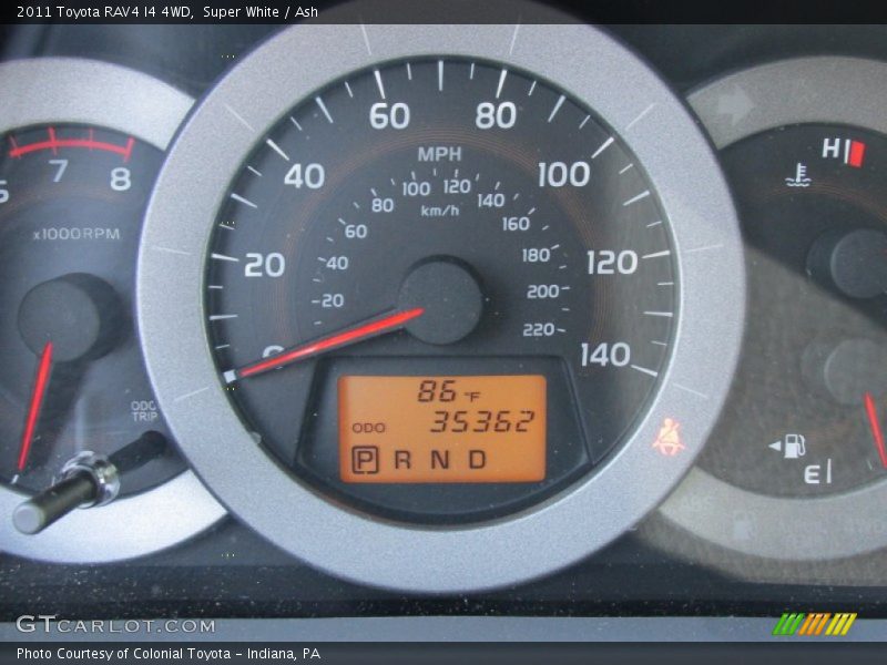 Super White / Ash 2011 Toyota RAV4 I4 4WD