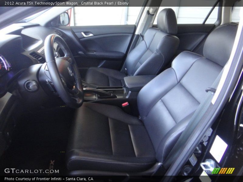 Crystal Black Pearl / Ebony 2012 Acura TSX Technology Sport Wagon