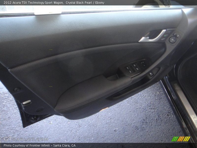 Crystal Black Pearl / Ebony 2012 Acura TSX Technology Sport Wagon