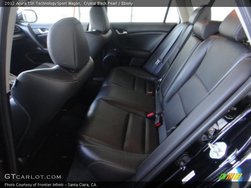 Crystal Black Pearl / Ebony 2012 Acura TSX Technology Sport Wagon