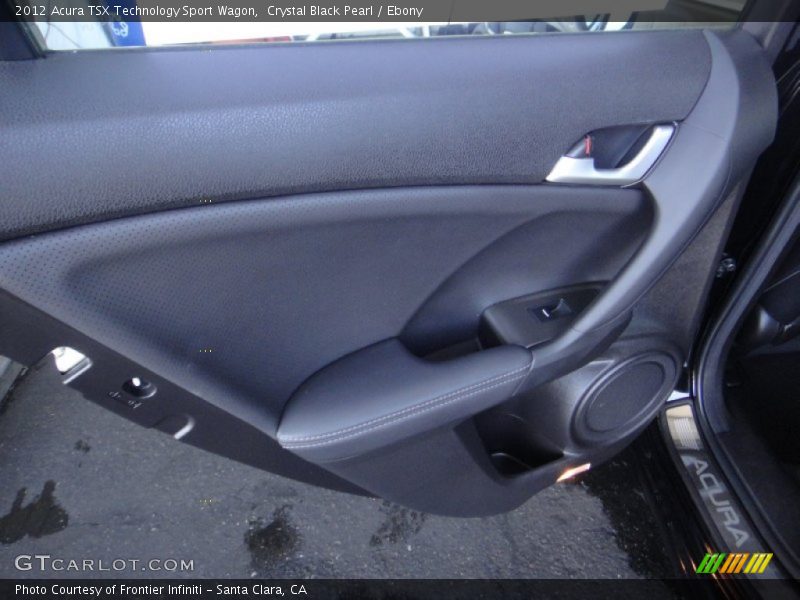 Crystal Black Pearl / Ebony 2012 Acura TSX Technology Sport Wagon