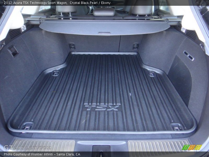Crystal Black Pearl / Ebony 2012 Acura TSX Technology Sport Wagon