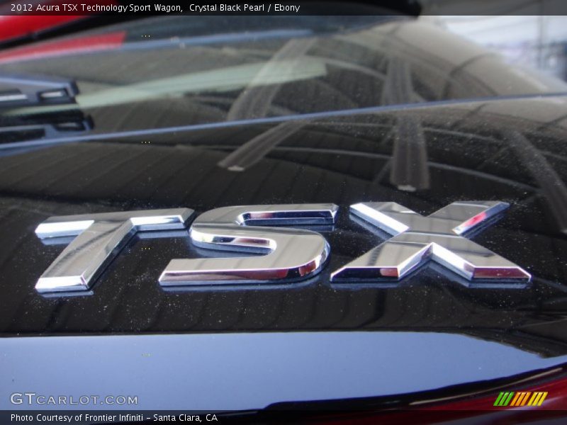 Crystal Black Pearl / Ebony 2012 Acura TSX Technology Sport Wagon