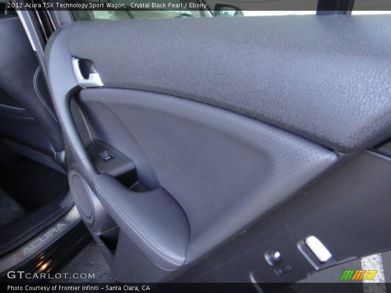 Crystal Black Pearl / Ebony 2012 Acura TSX Technology Sport Wagon