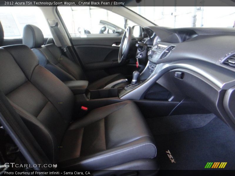 Crystal Black Pearl / Ebony 2012 Acura TSX Technology Sport Wagon