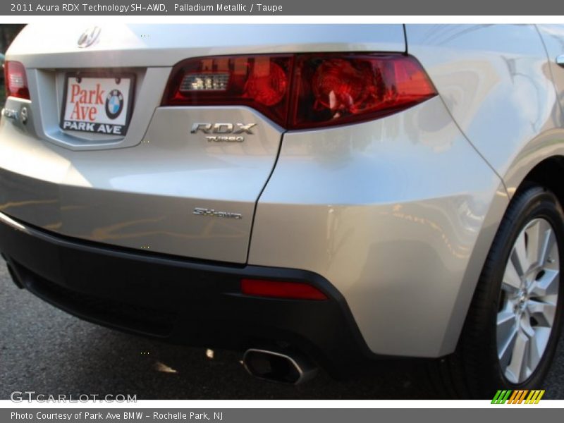 Palladium Metallic / Taupe 2011 Acura RDX Technology SH-AWD