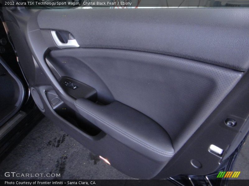 Crystal Black Pearl / Ebony 2012 Acura TSX Technology Sport Wagon