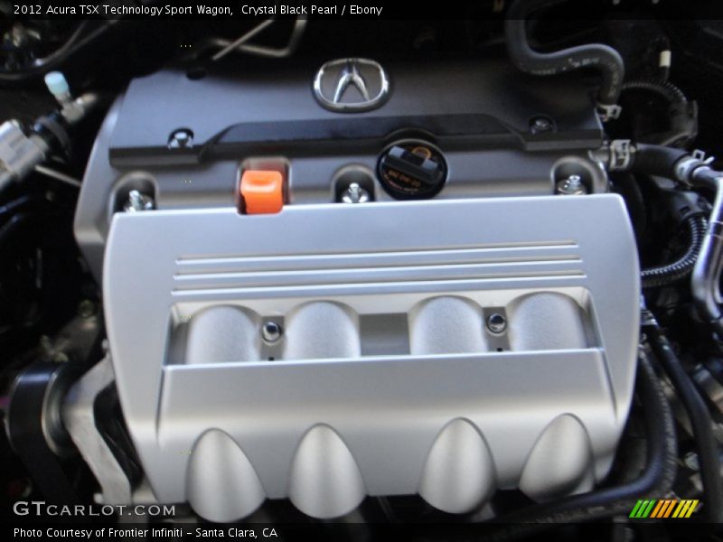 Crystal Black Pearl / Ebony 2012 Acura TSX Technology Sport Wagon