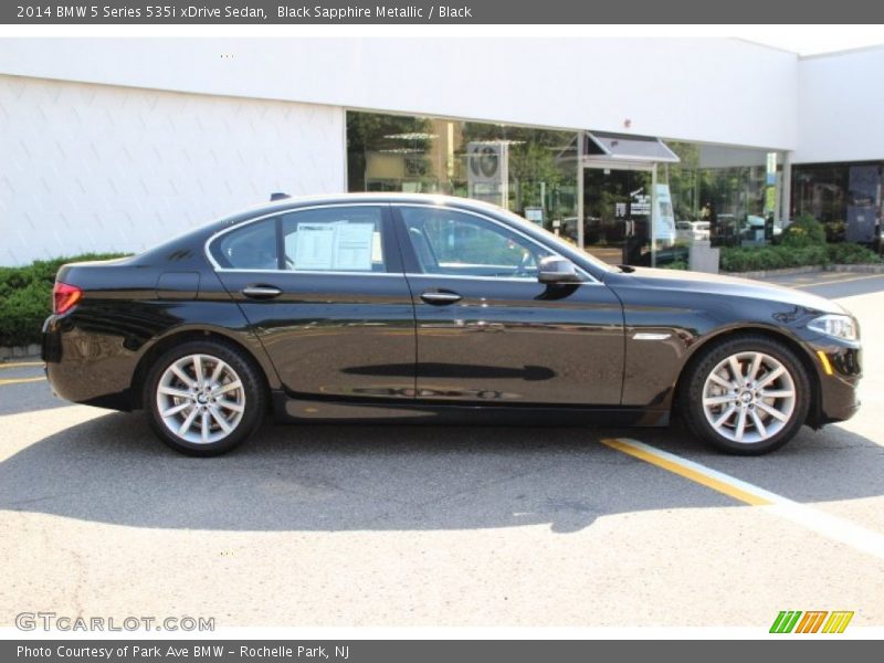 Black Sapphire Metallic / Black 2014 BMW 5 Series 535i xDrive Sedan