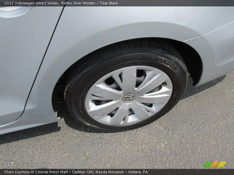 Reflex Silver Metallic / Titan Black 2012 Volkswagen Jetta S Sedan