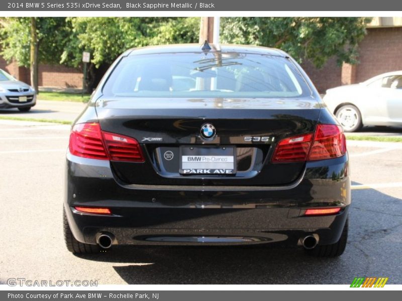Black Sapphire Metallic / Black 2014 BMW 5 Series 535i xDrive Sedan