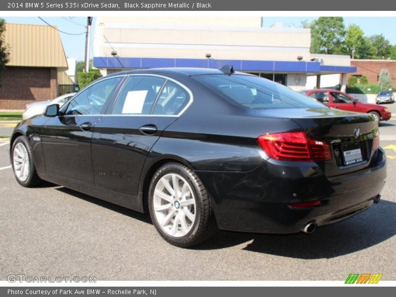 Black Sapphire Metallic / Black 2014 BMW 5 Series 535i xDrive Sedan