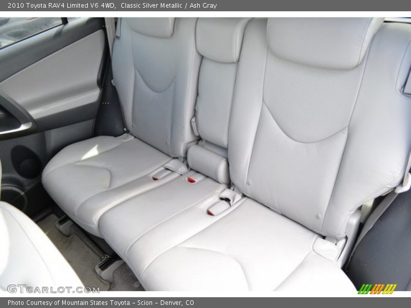 Rear Seat of 2010 RAV4 Limited V6 4WD