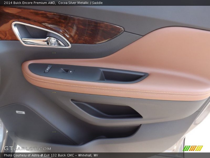 Cocoa Silver Metallic / Saddle 2014 Buick Encore Premium AWD