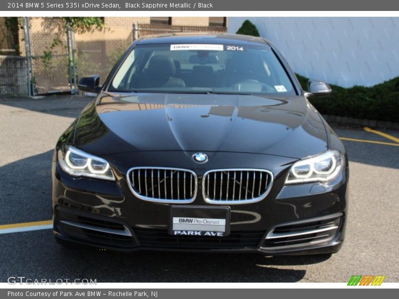 Black Sapphire Metallic / Black 2014 BMW 5 Series 535i xDrive Sedan