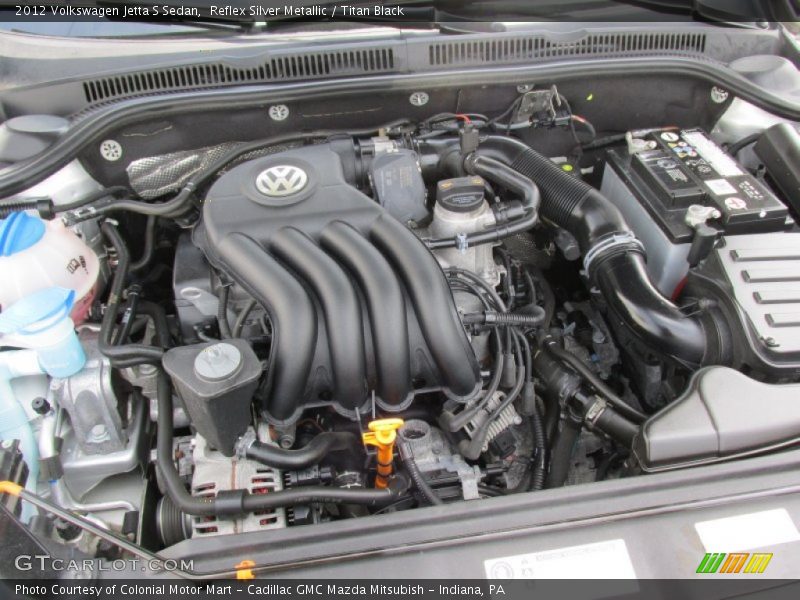Reflex Silver Metallic / Titan Black 2012 Volkswagen Jetta S Sedan