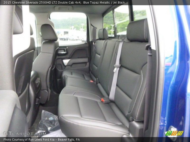 Blue Topaz Metallic / Jet Black 2015 Chevrolet Silverado 2500HD LTZ Double Cab 4x4